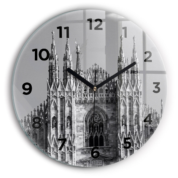 Reloj de pared redondo Catedral Duomo Di Milano