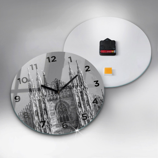 Reloj de pared redondo Catedral Duomo Di Milano