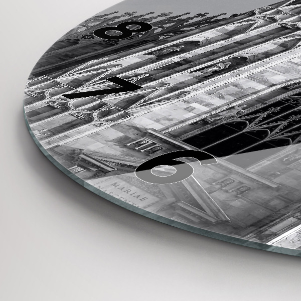 Reloj de pared redondo Catedral Duomo Di Milano