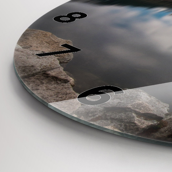 Reloj de pared redondo Altos Tatras en Eslovaquia