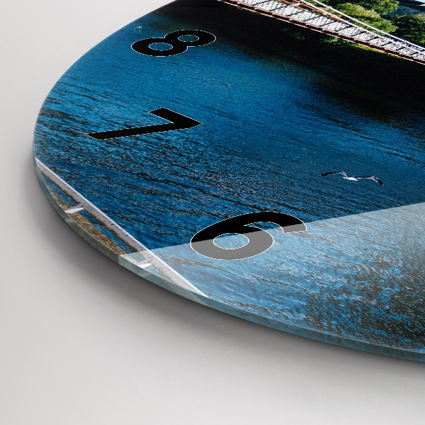 Reloj de cristal redondo Southportland Escocia