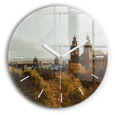 Reloj de cristal redondo Galería de arte en Glasgow