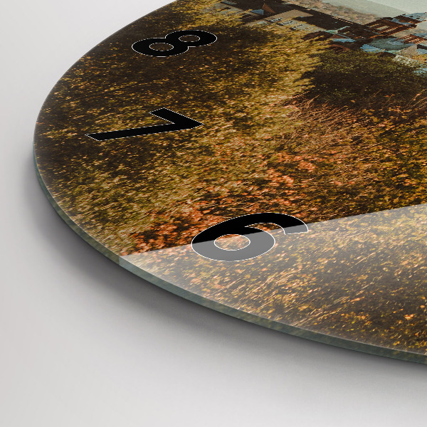 Reloj de cristal redondo Galería de arte en Glasgow