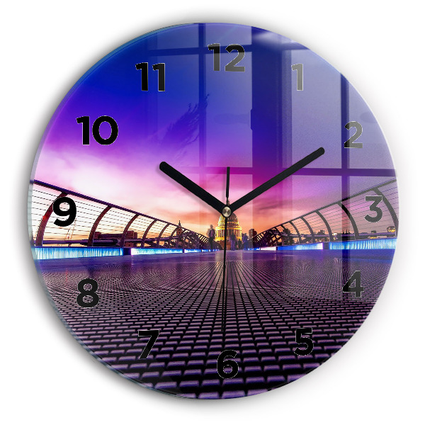 Reloj de cristal redondo Catedral de San Pablo