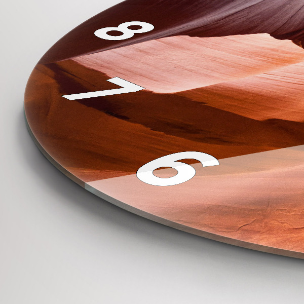 Reloj de cristal redondo Cañón del Antílope