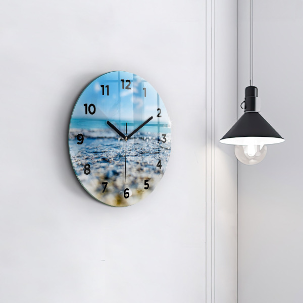Reloj de pared redondo Fotografía del agua