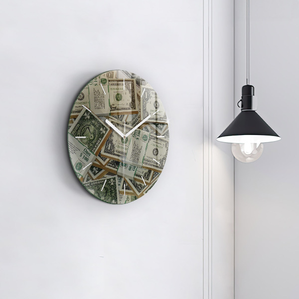 Reloj de pared redondo 1 dólar estadounidense