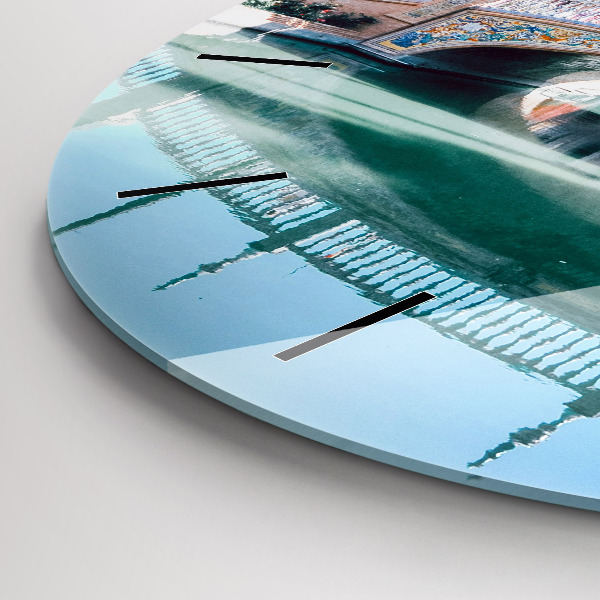 Reloj de pared redondo Plaza de España en Sevilla