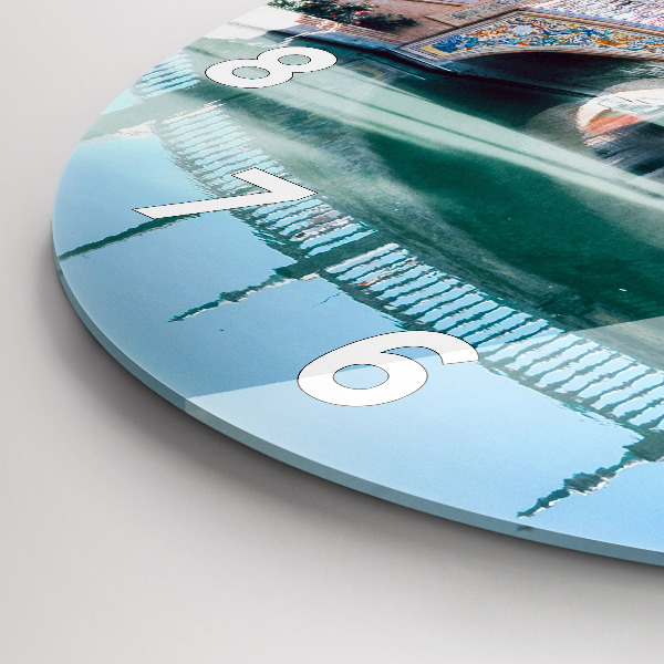 Reloj de pared redondo Plaza de España en Sevilla