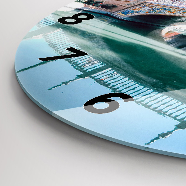 Reloj de pared redondo Plaza de España en Sevilla