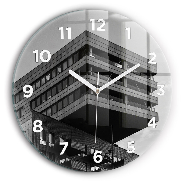 Reloj de cristal redondo Arquitectura en Amsterdam