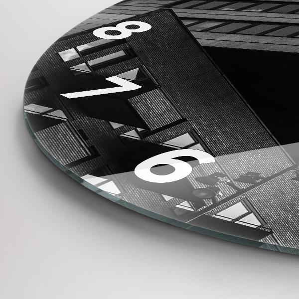 Reloj de cristal redondo Arquitectura en Amsterdam