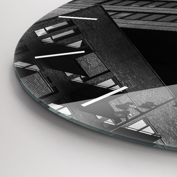 Reloj de cristal redondo Arquitectura en Amsterdam