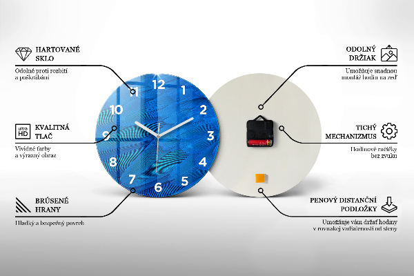 Reloj de cristal redondo Arquitectura en Amsterdam