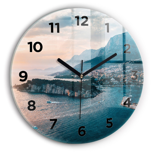 Reloj de pared redondo Isla en Croacia