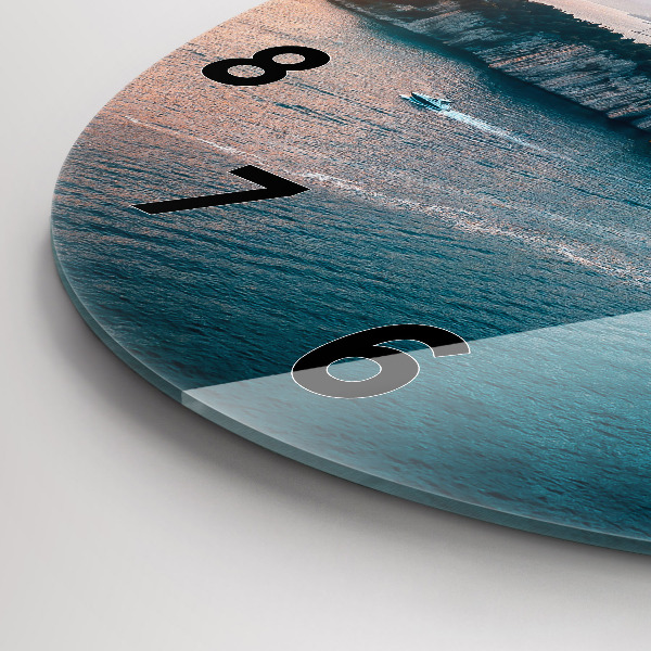 Reloj de pared redondo Isla en Croacia