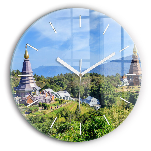 Reloj de pared redondo Parque nacional de Chiang mai