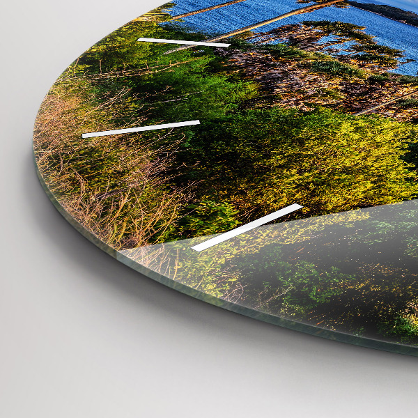 Reloj de pared redondo Phuket en Tailandia