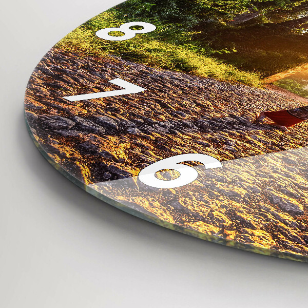 Reloj de pared redondo Parque Surat Thani Tailandia