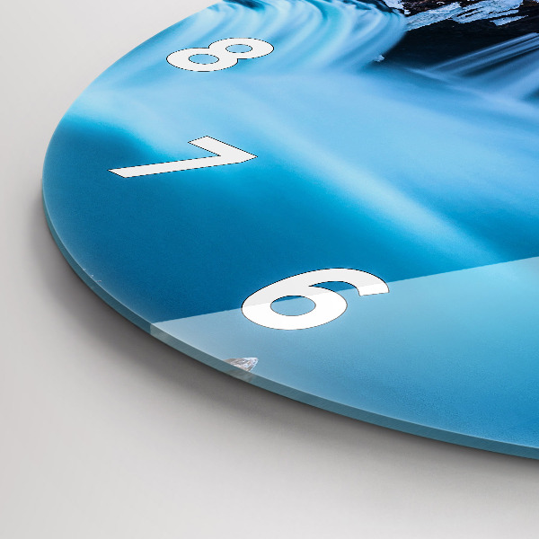 Reloj de pared redondo Cascada de Godafoss Islandia