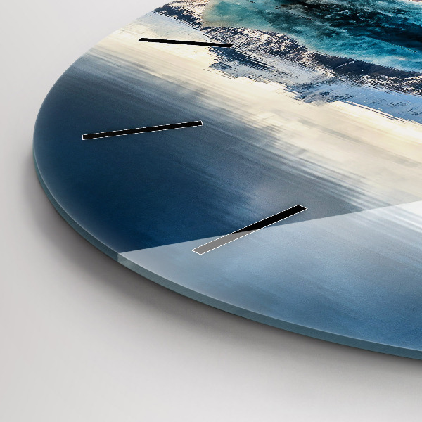 Reloj de pared redondo Lago Jokulsarlon Islandia