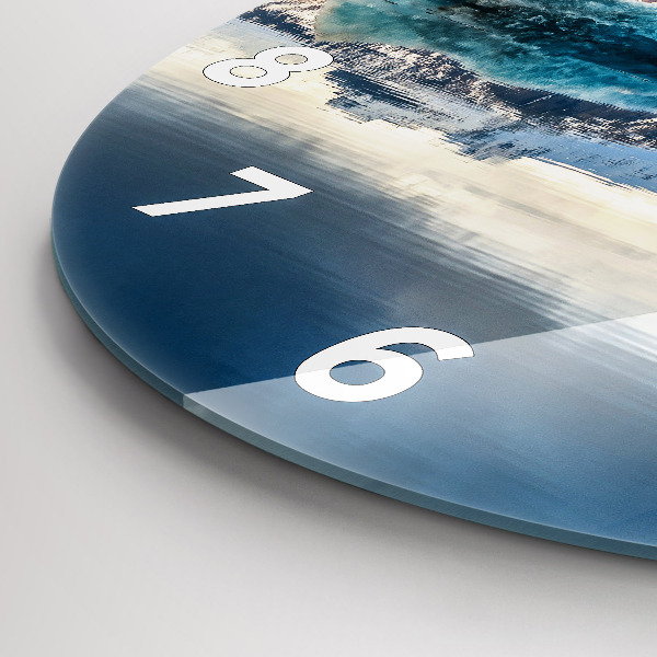 Reloj de pared redondo Lago Jokulsarlon Islandia