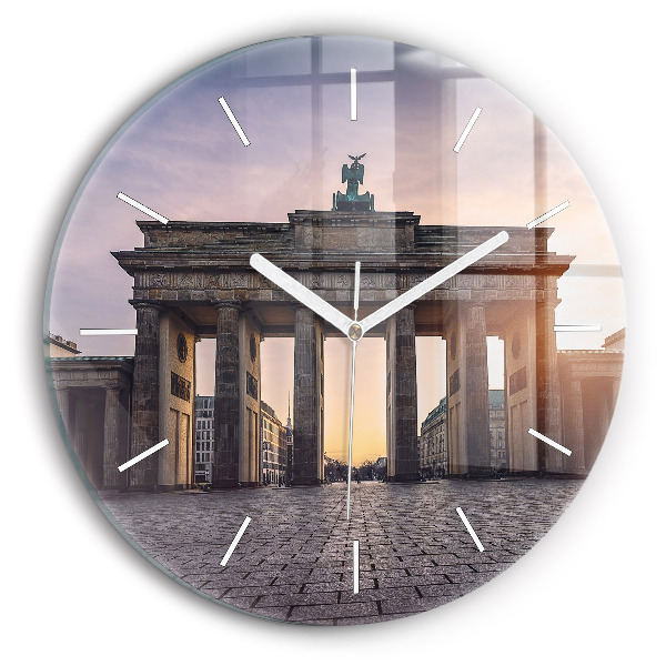 Reloj de cristal redondo Puerta de Brandemburgo