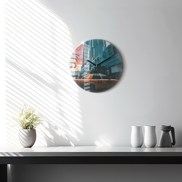 Reloj de pared redondo Miami, Florida