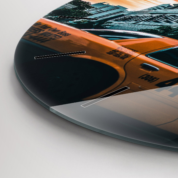 Reloj de pared redondo Miami, Florida