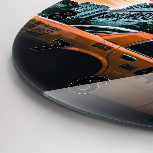 Reloj de pared redondo Miami, Florida