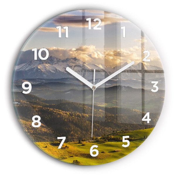 Reloj de pared redondo Pieniny - Alto Pico