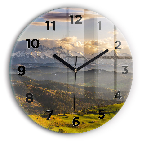 Reloj de pared redondo Pieniny - Alto Pico