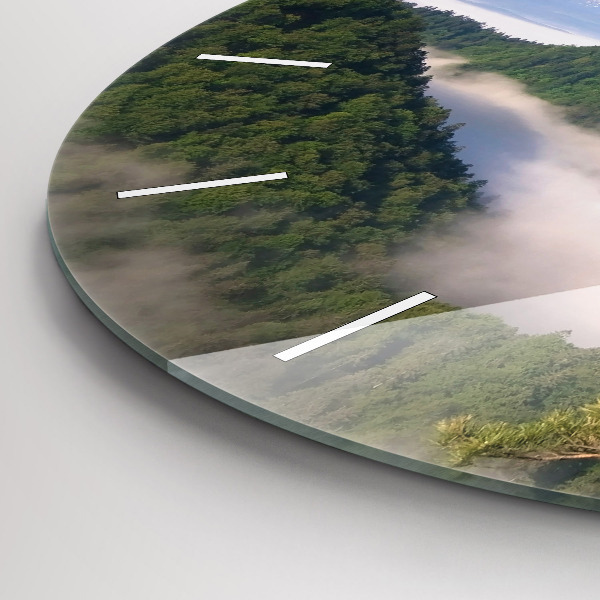 Reloj redondo pared Pico Sokolica en las montañas Pieniny