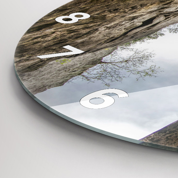 Reloj de pared redondo Ciudad del rock en la República Checa