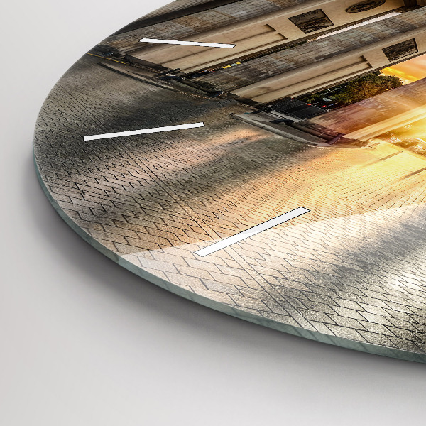 Reloj de pared redondo Puerta de Brandemburgo en Berlín