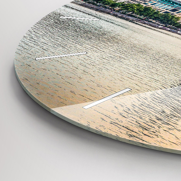 Reloj de pared redondo Binnenalster en Hamburgo