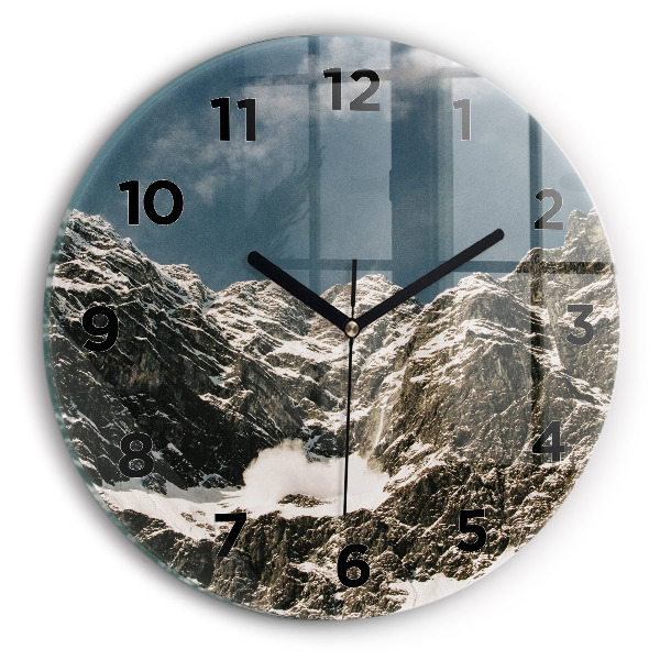 Reloj de pared redondo Montañas Watzmann