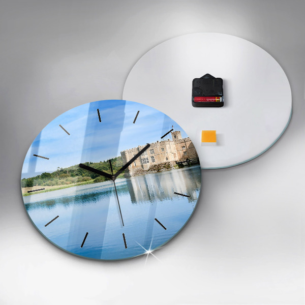 Reloj redondo pared Castillo de Leeds