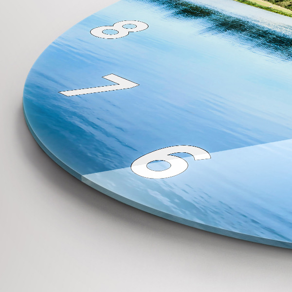 Reloj redondo pared Castillo de Leeds