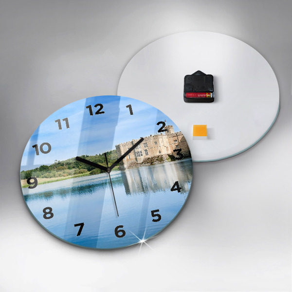Reloj redondo pared Castillo de Leeds