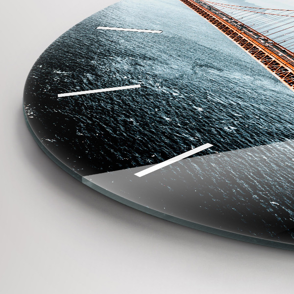 Reloj redondo pared Puente Golden Gate