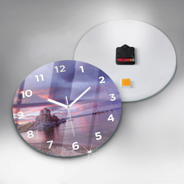 Reloj de pared redondo Amanecer en California