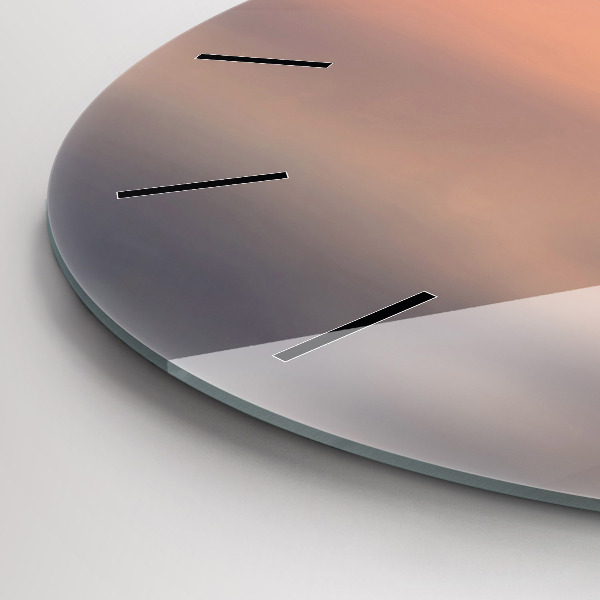 Reloj de cristal redondo Lago Balaton USA