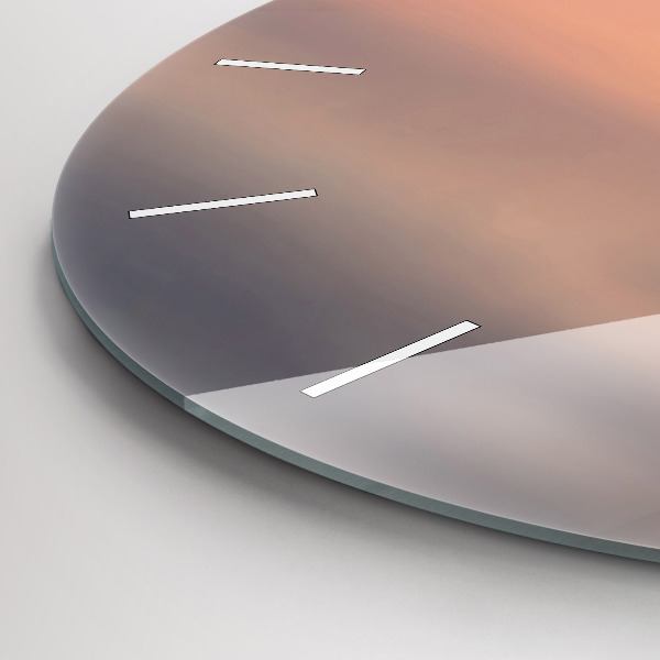 Reloj de cristal redondo Lago Balaton USA