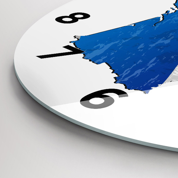 Reloj de pared redondo Bandera de Francia