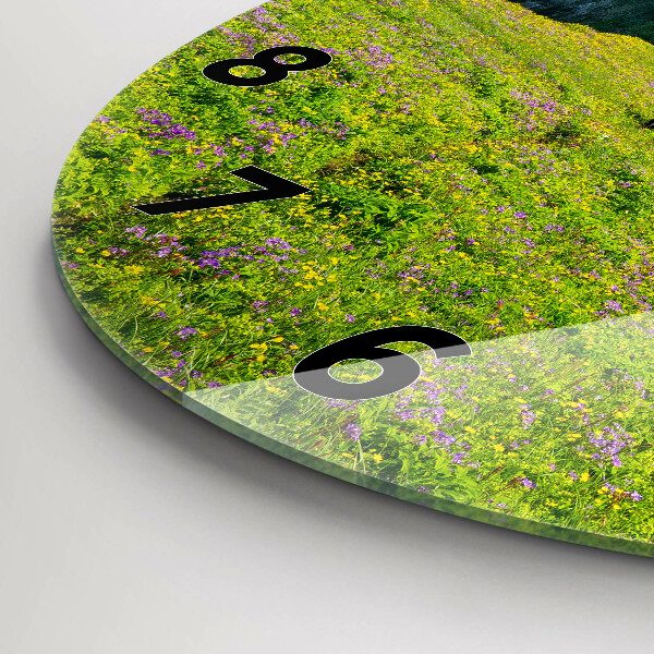 Reloj de cristal redondo Reserva natural de Hornstrandir Islandia