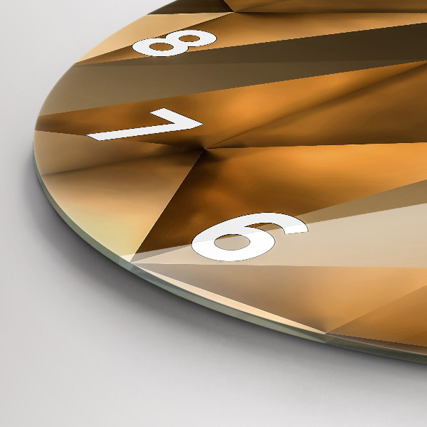 Reloj de pared redondo Textura geométrica