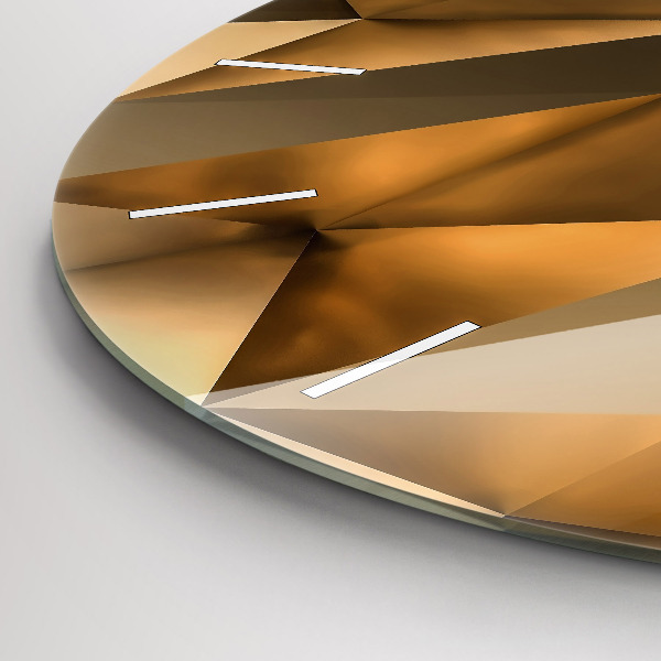 Reloj de pared redondo Textura geométrica