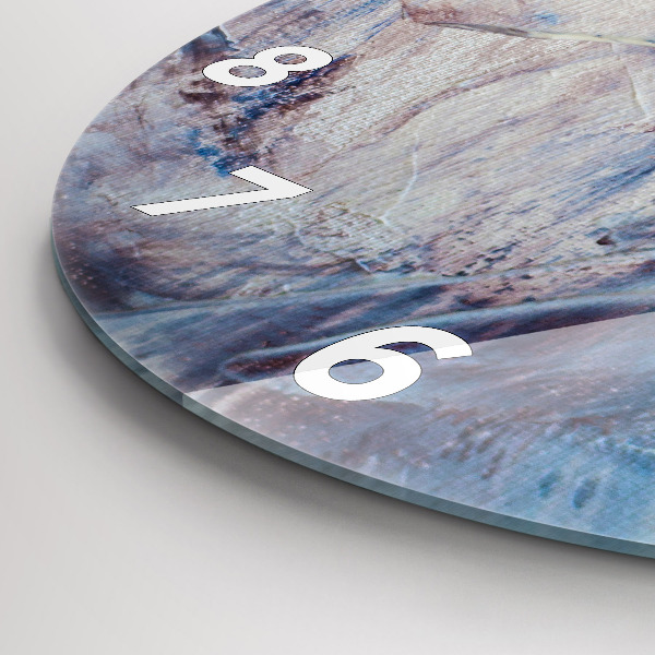 Reloj de pared redondo Textura de pintura abstracta