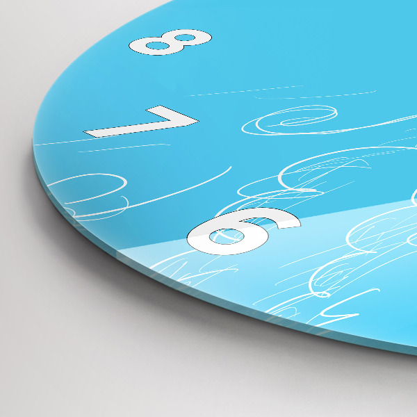 Reloj redondo pared Dibujo de bombilla